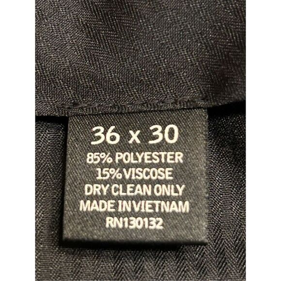 Pierre Cardin Gray Dress Pants Slacks 36x30 (4649) - Picture 7 of 8